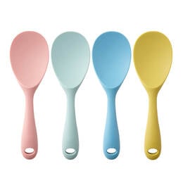 Muôi Múc Cơm Bằng Silicone LocknLock - 4 Màu (Vàng, Mint, Hồng, Xanh) - CKT207